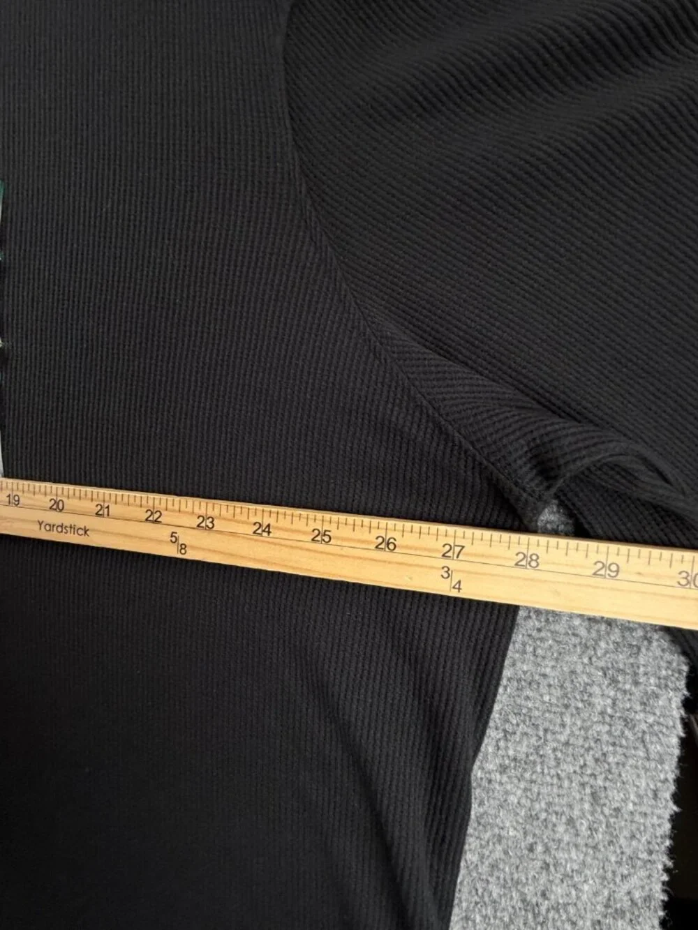 NWT 40 Grit Duluth Trading Thermal Shirt Men 2XL Black Waffle Knit Henley Adult